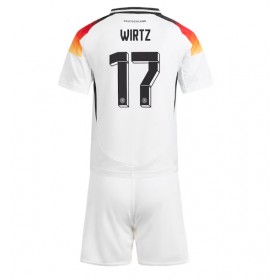 Fotbalové Dres Německo Florian Wirtz #17 Dětské Domácí ME 2024 Krátký Rukáv (+ trenýrky)